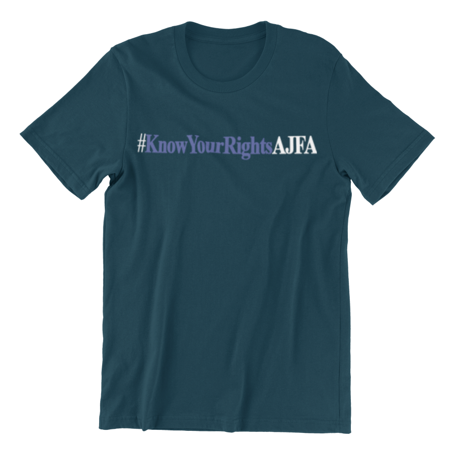 Download Know your Rights AJFA T-Shirt - Dr. Kenneth Phelps